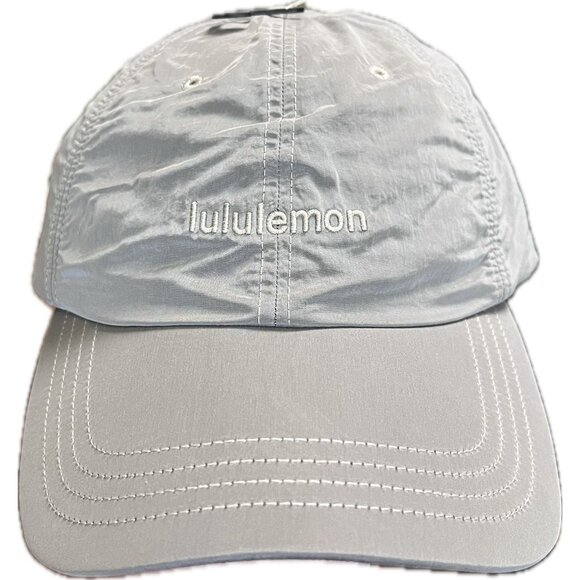 Lululemon Silverstone Lightweight Adjustable Baseball Cap Spellout Wordmark S/M - Picture 1 of 2